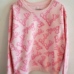 Pink Barbie Sweatshirt. Medium Size